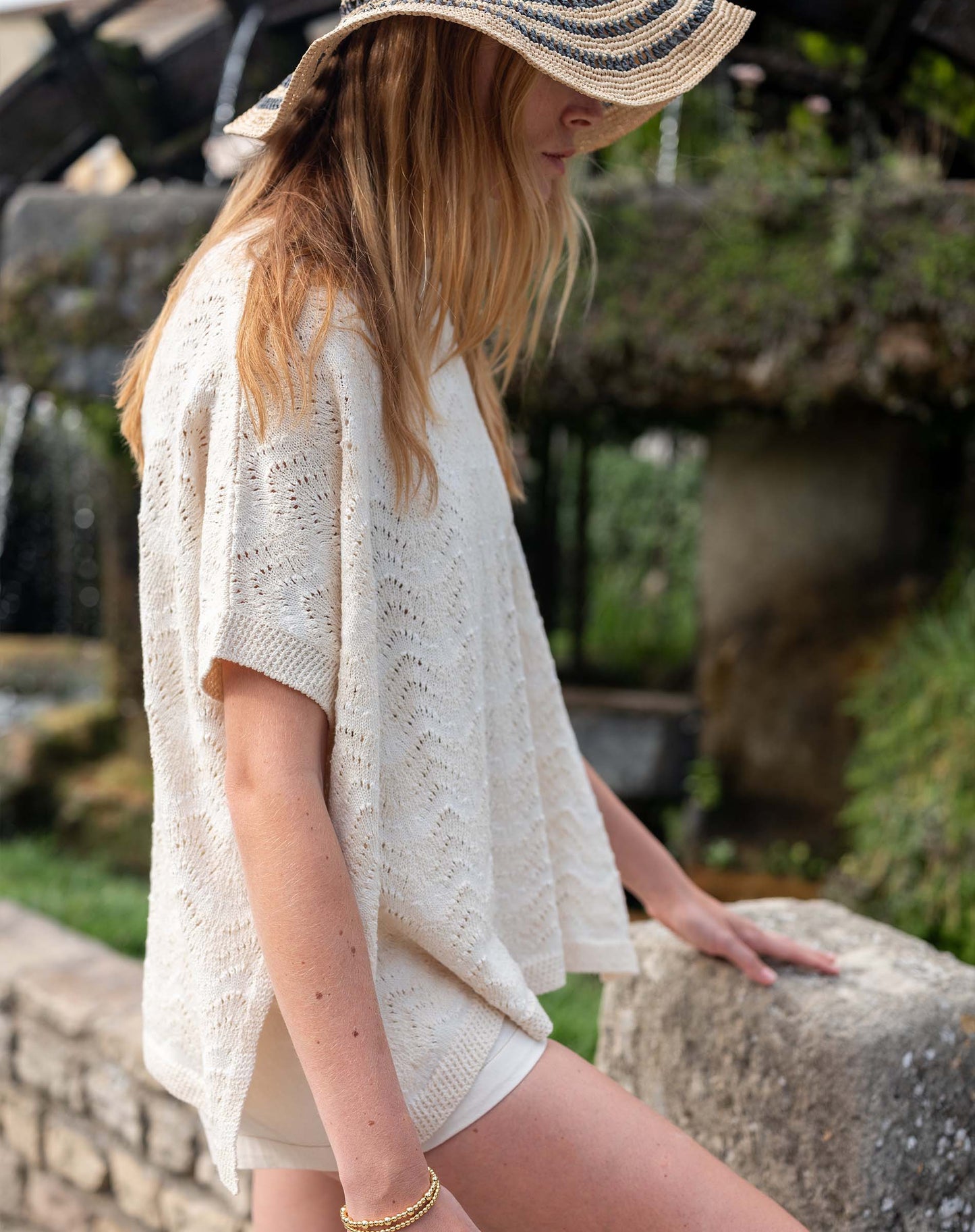 Waverly Sweater in Ecru