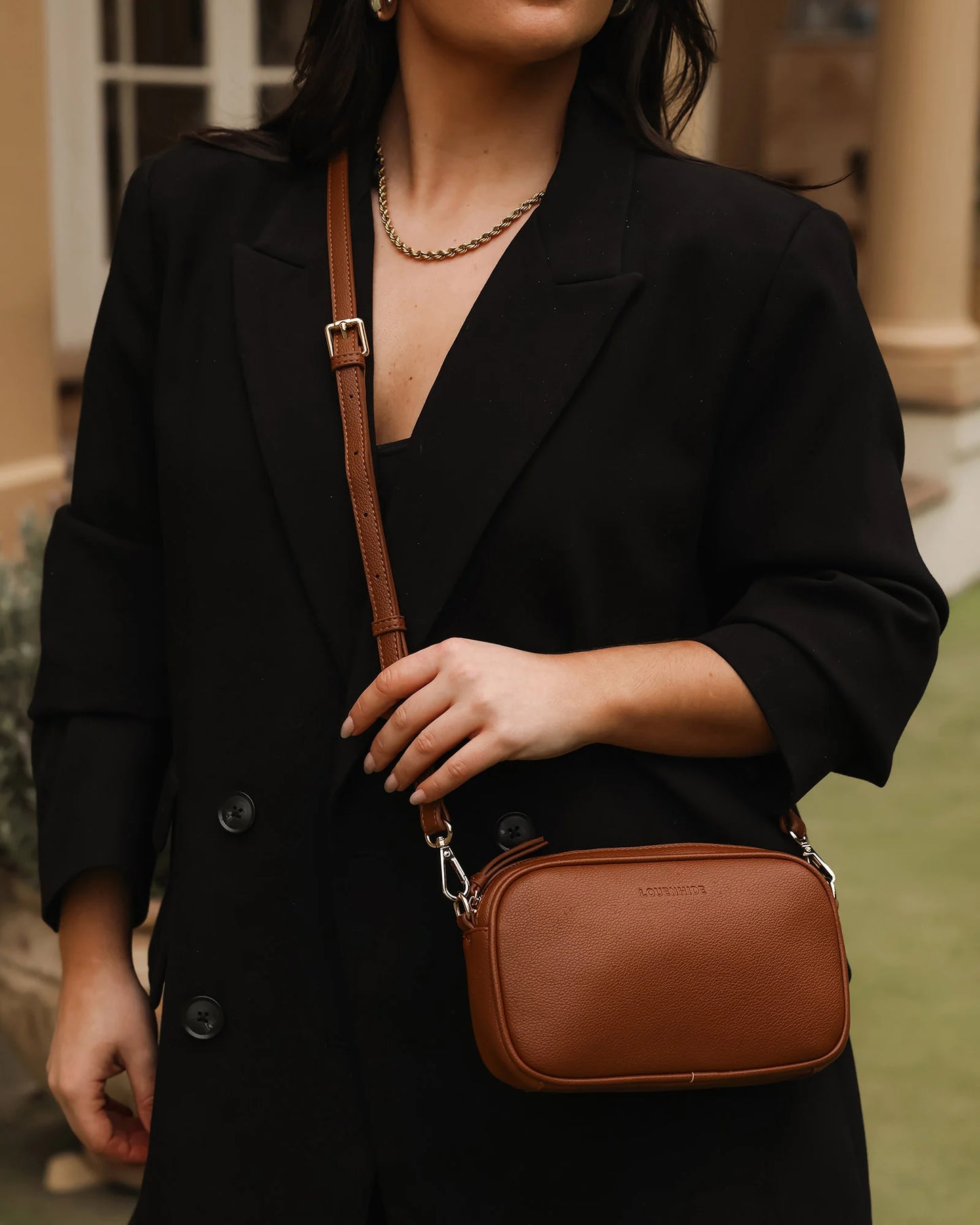 Bianca Crossbody Bag – Tan