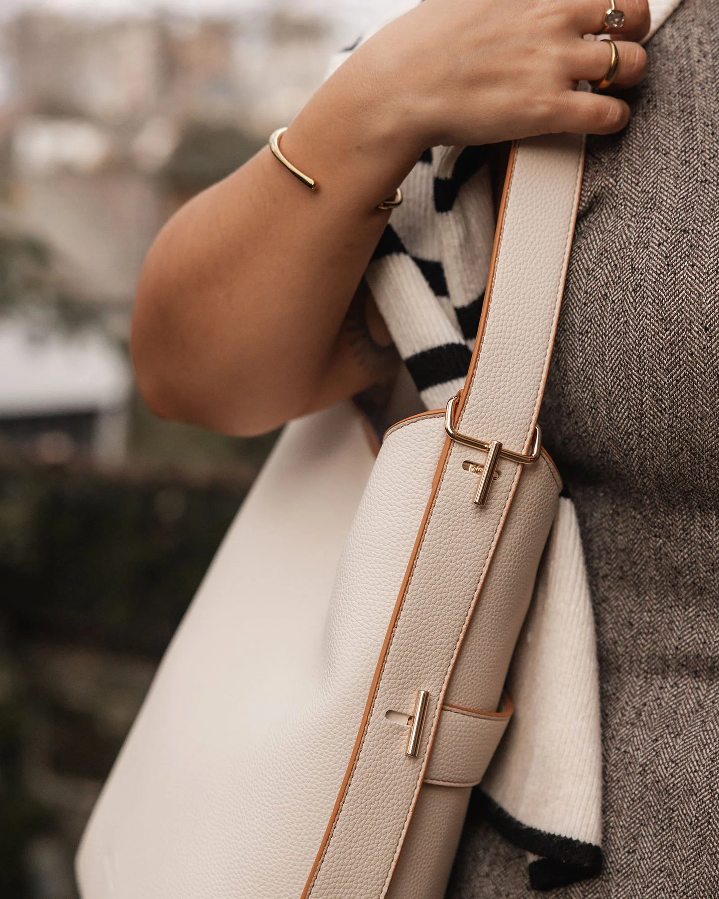 Audrey Bucket Bag – Vanilla