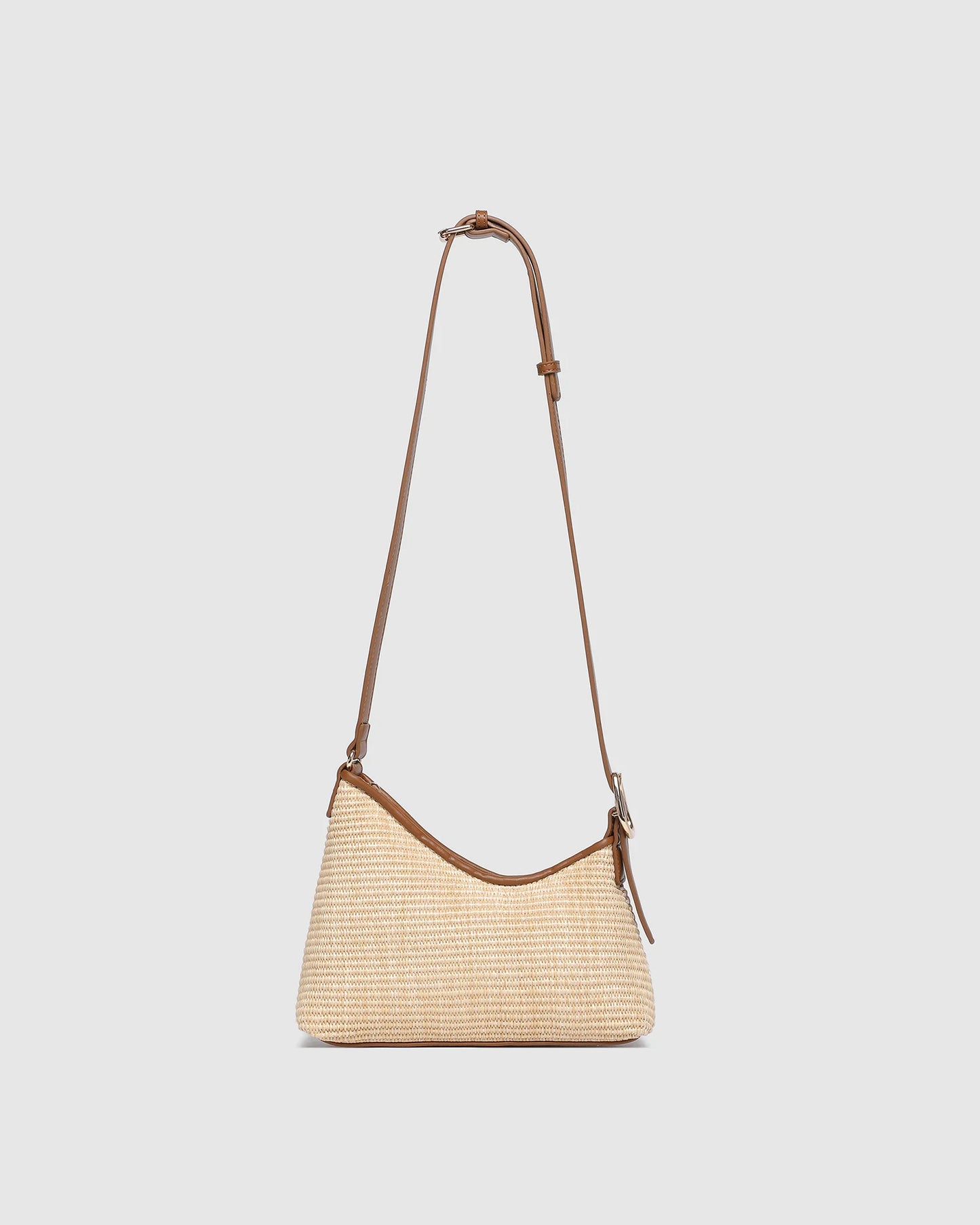 Amelia Shoulder Bag - Raffia Tan