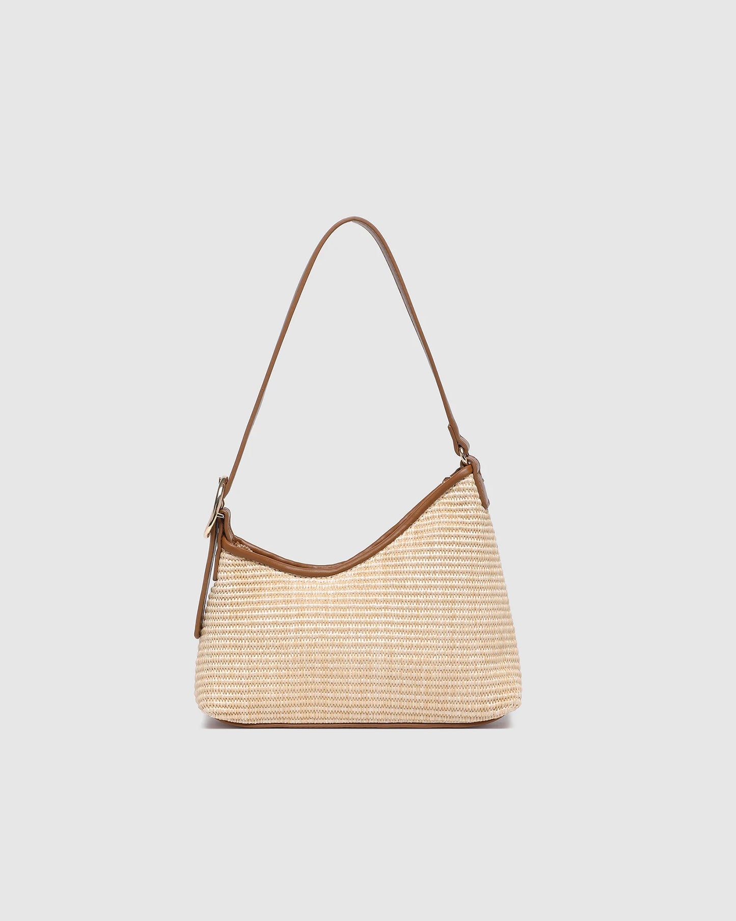Amelia Shoulder Bag - Raffia Tan