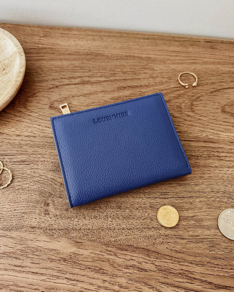 Lily Wallet in Ocean Blue