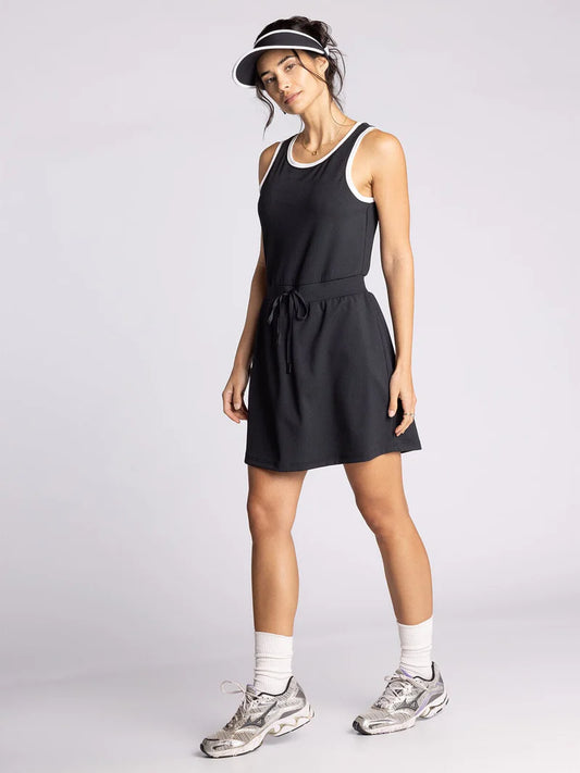 Ying Dress in Black & Ivory