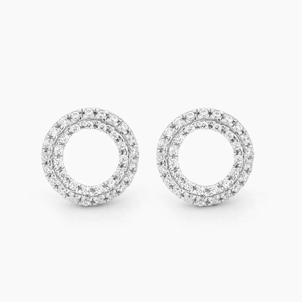 Sealed with a Kiss Studs in Silver