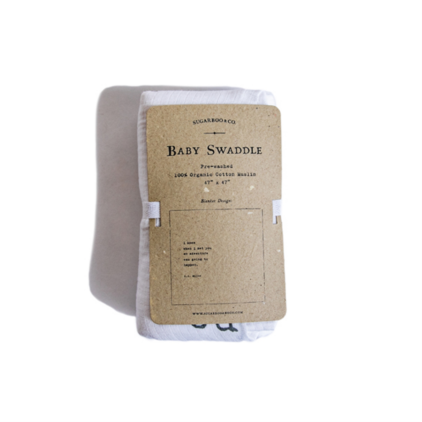Organic Swaddle Blanket: A.A. Milne